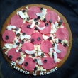 Pernkov pizza s marcipnem (spolen prce s dcerou)
